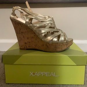 Xappeal gold wedges